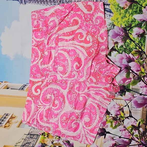 Lilly Pulitzer Pink Shorts Size 12 Walsh Short - Picture 6 of 6